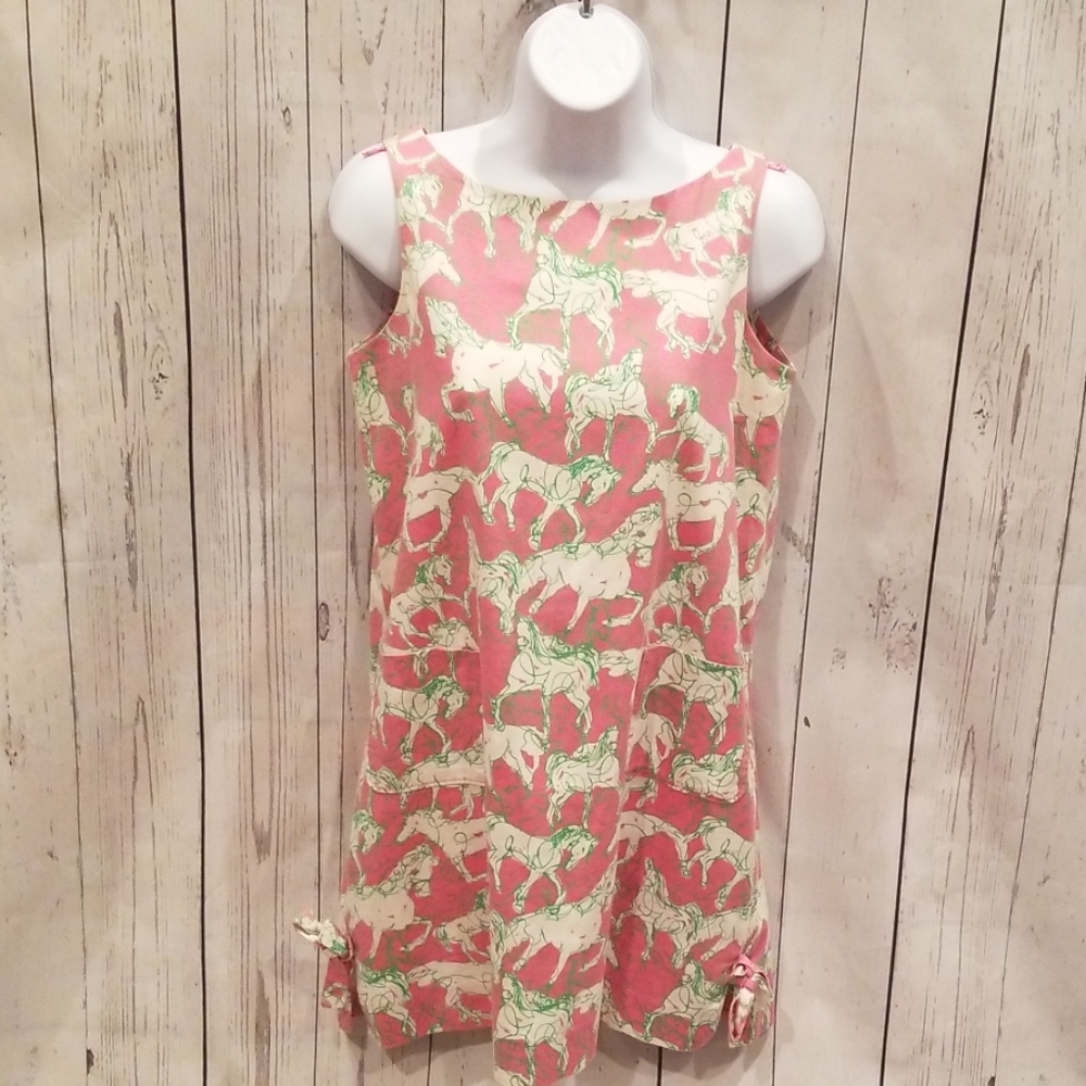 NWOT Lilly Pulitzer "Hot To Trot" Midi Shift Dress